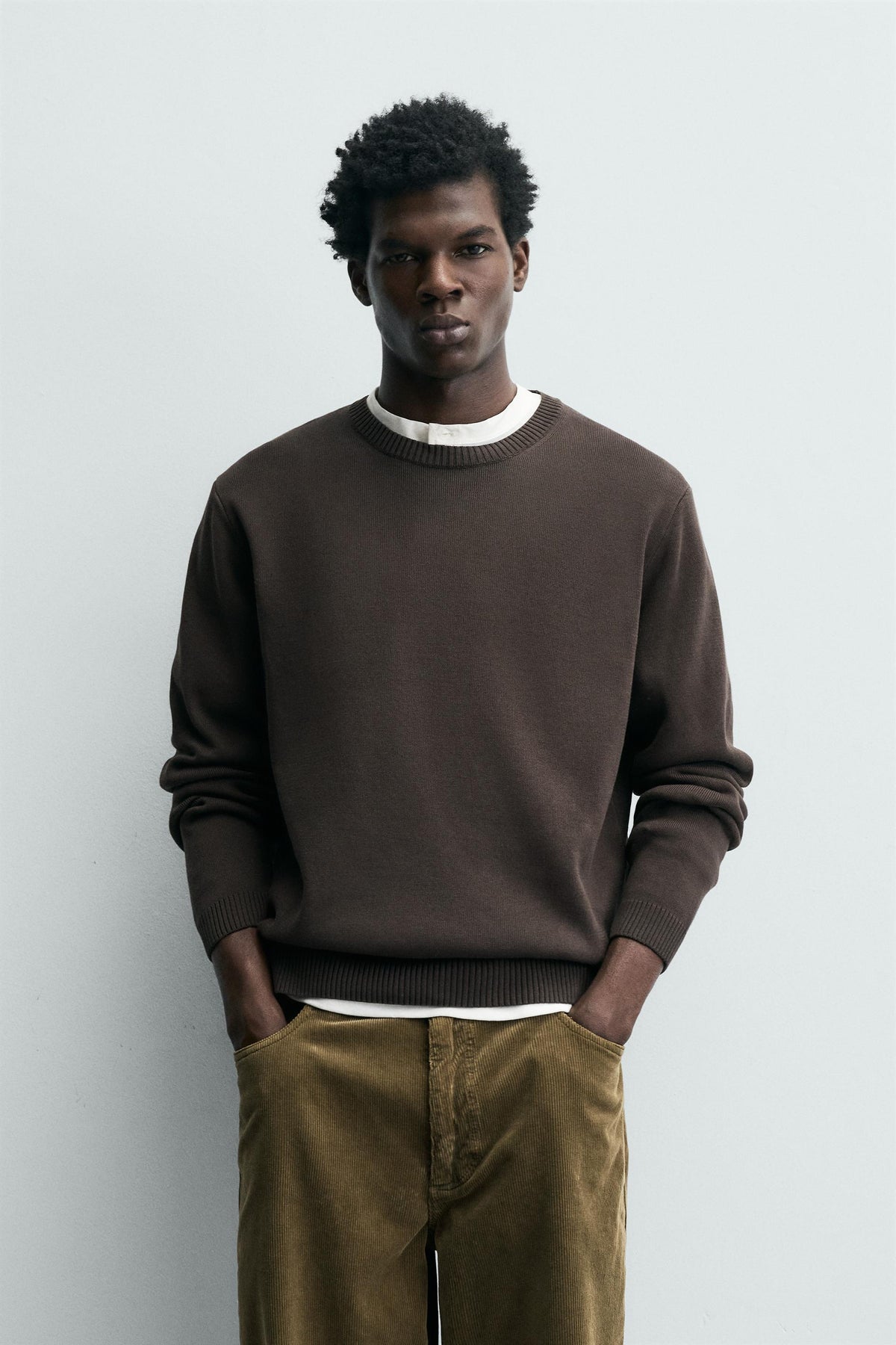 TEXTURED COTTON JUMPER - Image 2