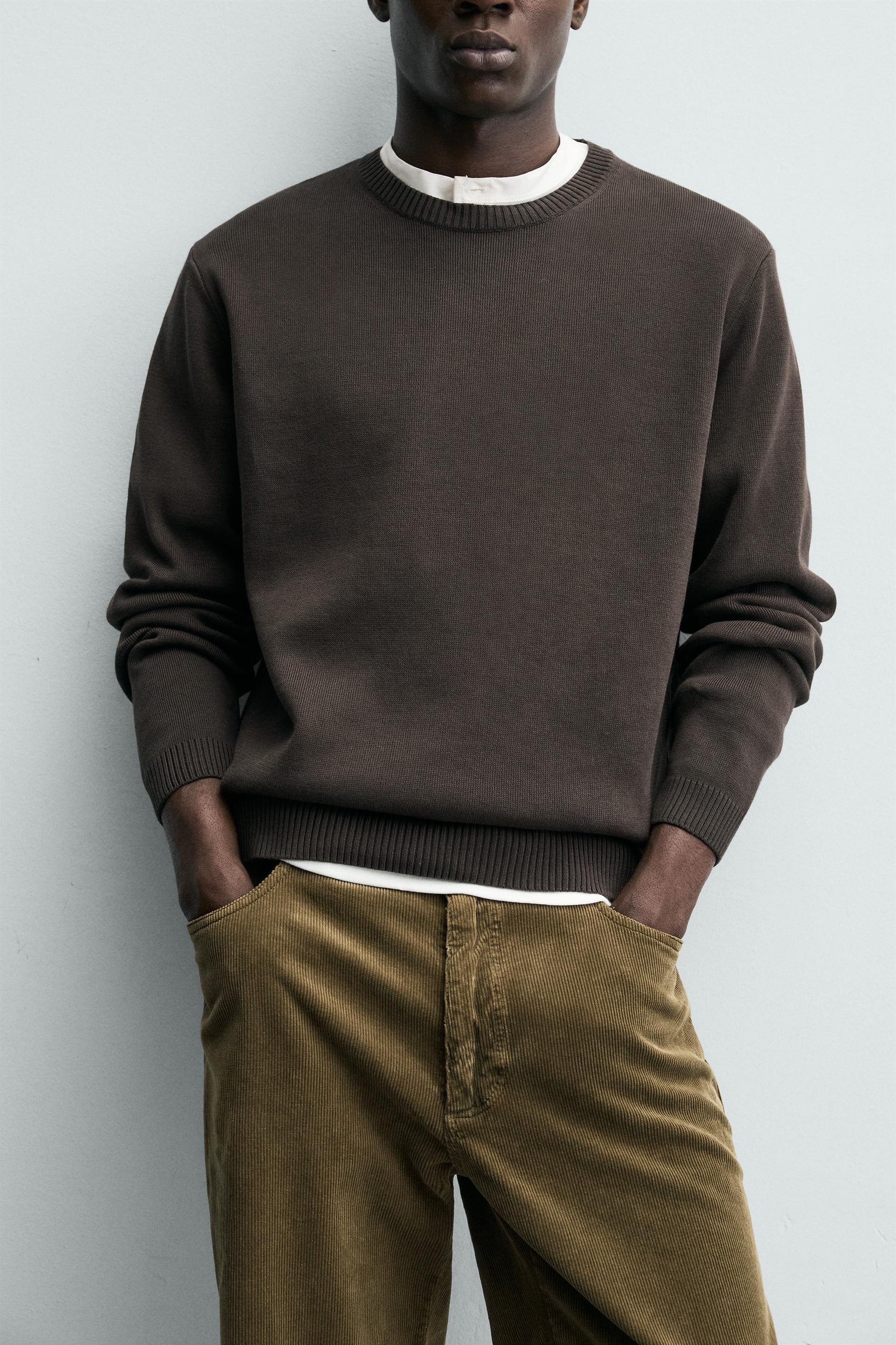 TEXTURED COTTON JUMPER - Image 6