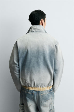 WASHED DENIM JACKET - Image 3