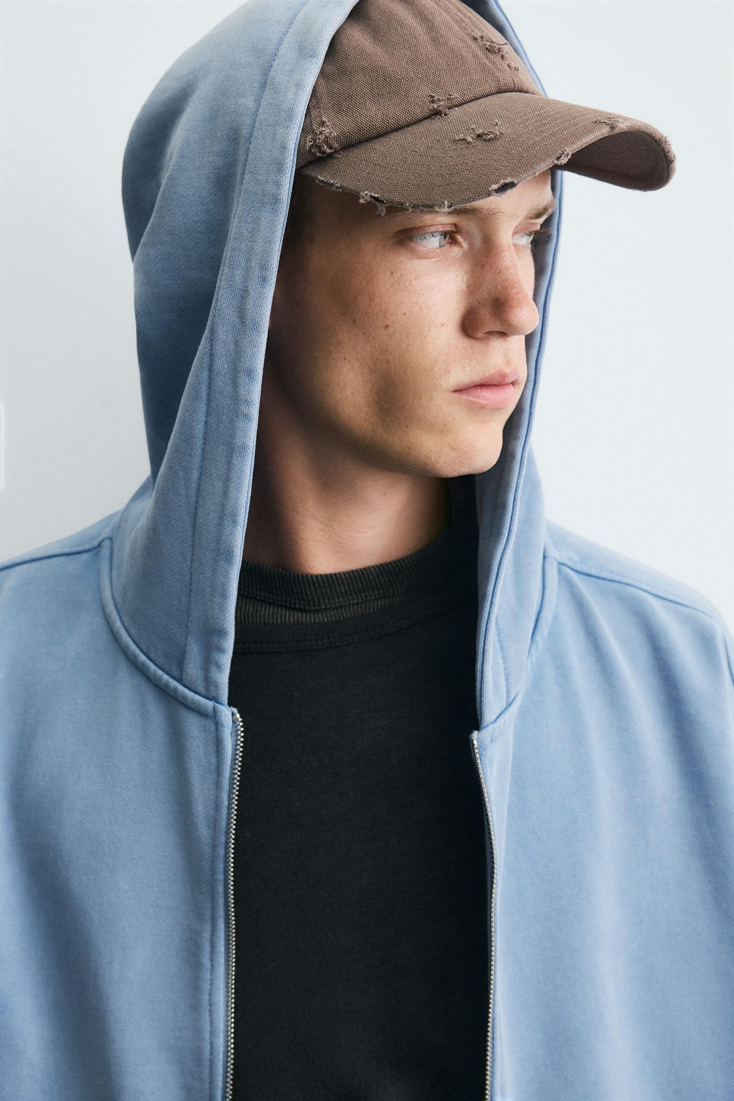 Washed Zip Hoodie