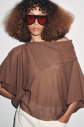 PLAIN KNIT SHORT SLEEVE JUMPER - Image 4