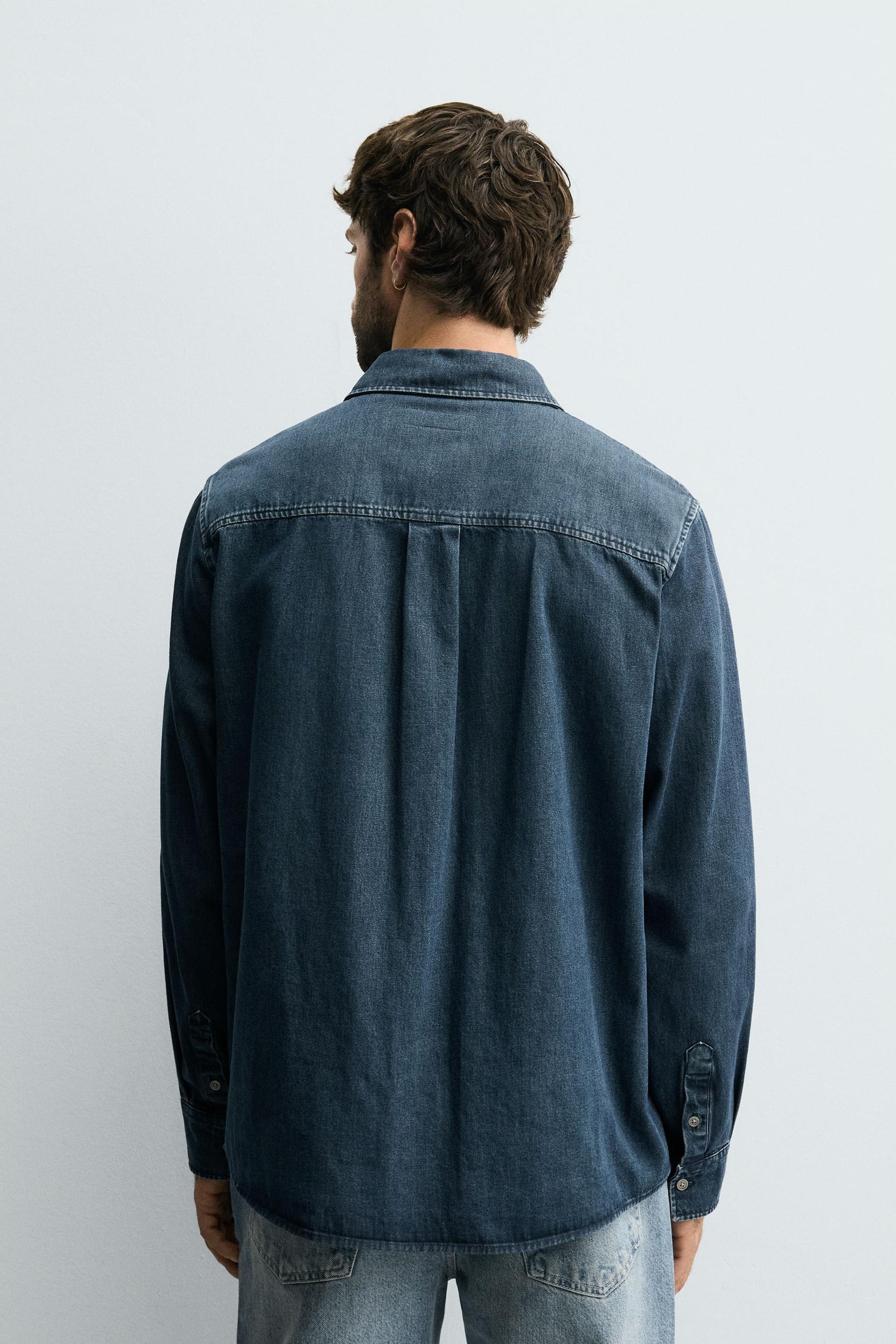WASHED DENIM SHIRT - Image 3