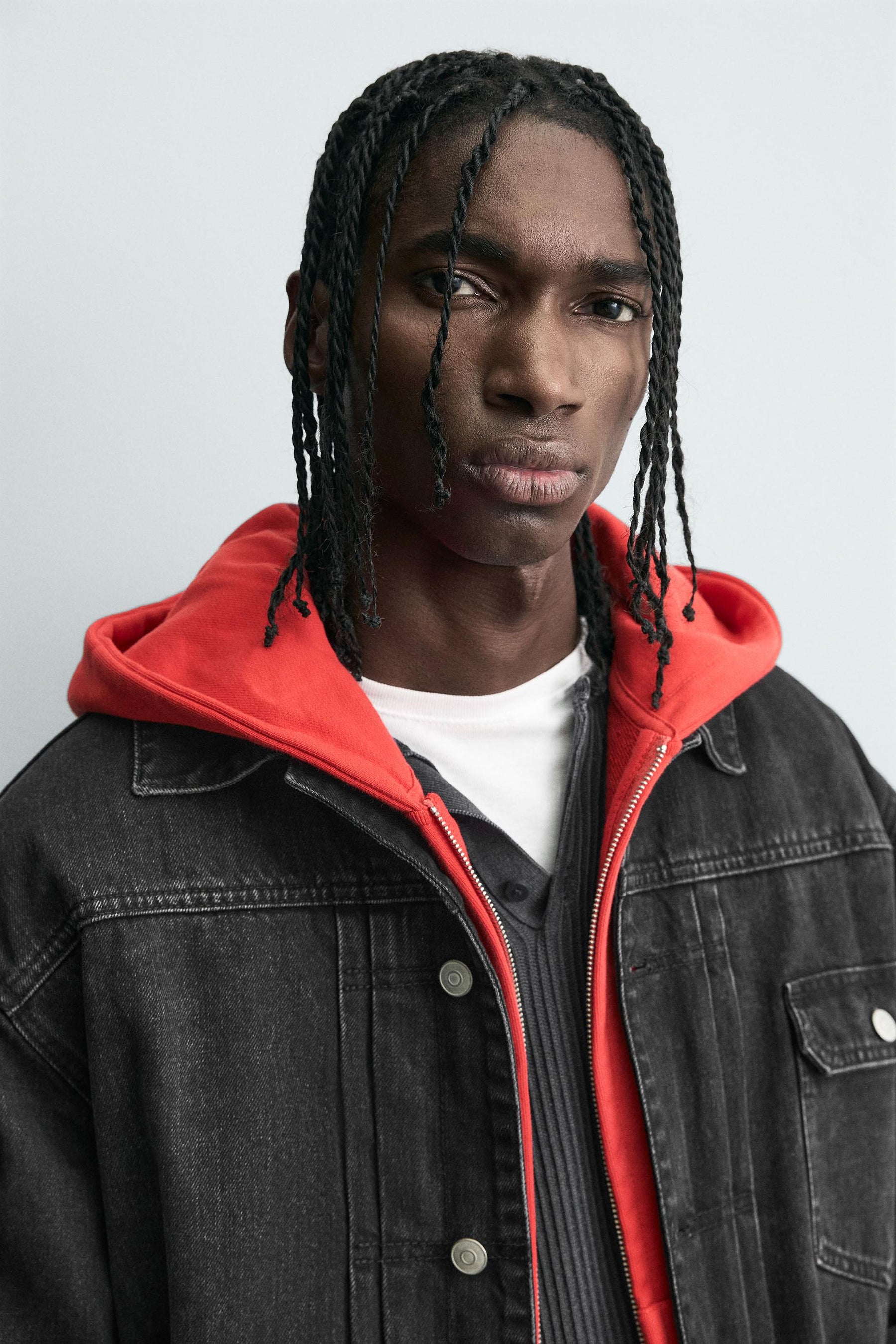 QUILTED BOXY FIT DENIM JACKET - Image 5