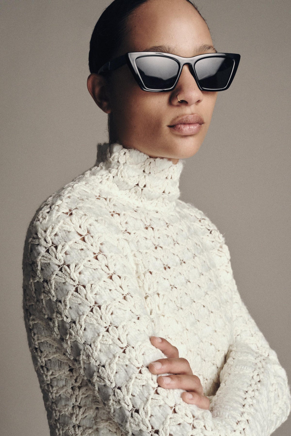 Combined Knit Jumper