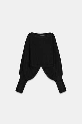 Knit Puff Sleeve Jumper