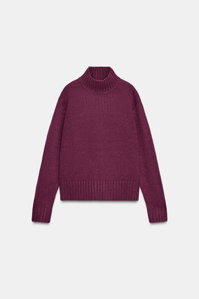HIGH NECK KNIT JUMPER - Image 5