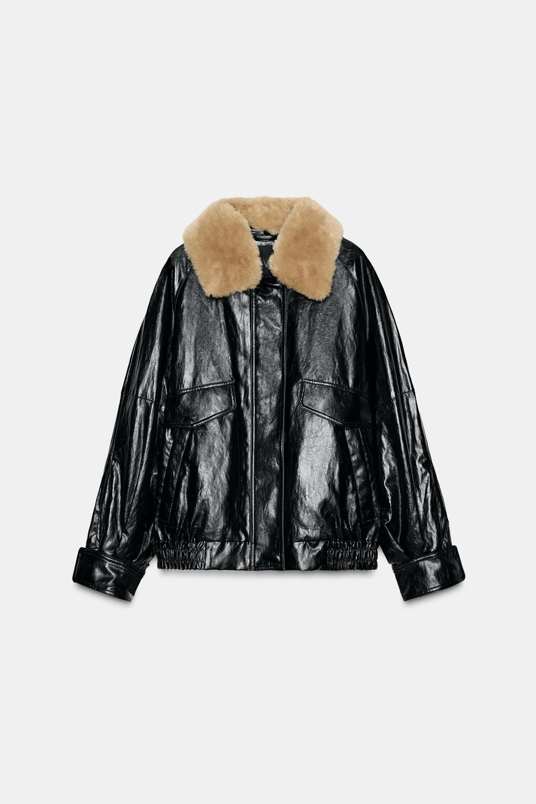 Faux Fur Collar Jacket