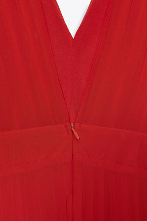 PLEATED MIDI DRESS - Image 6