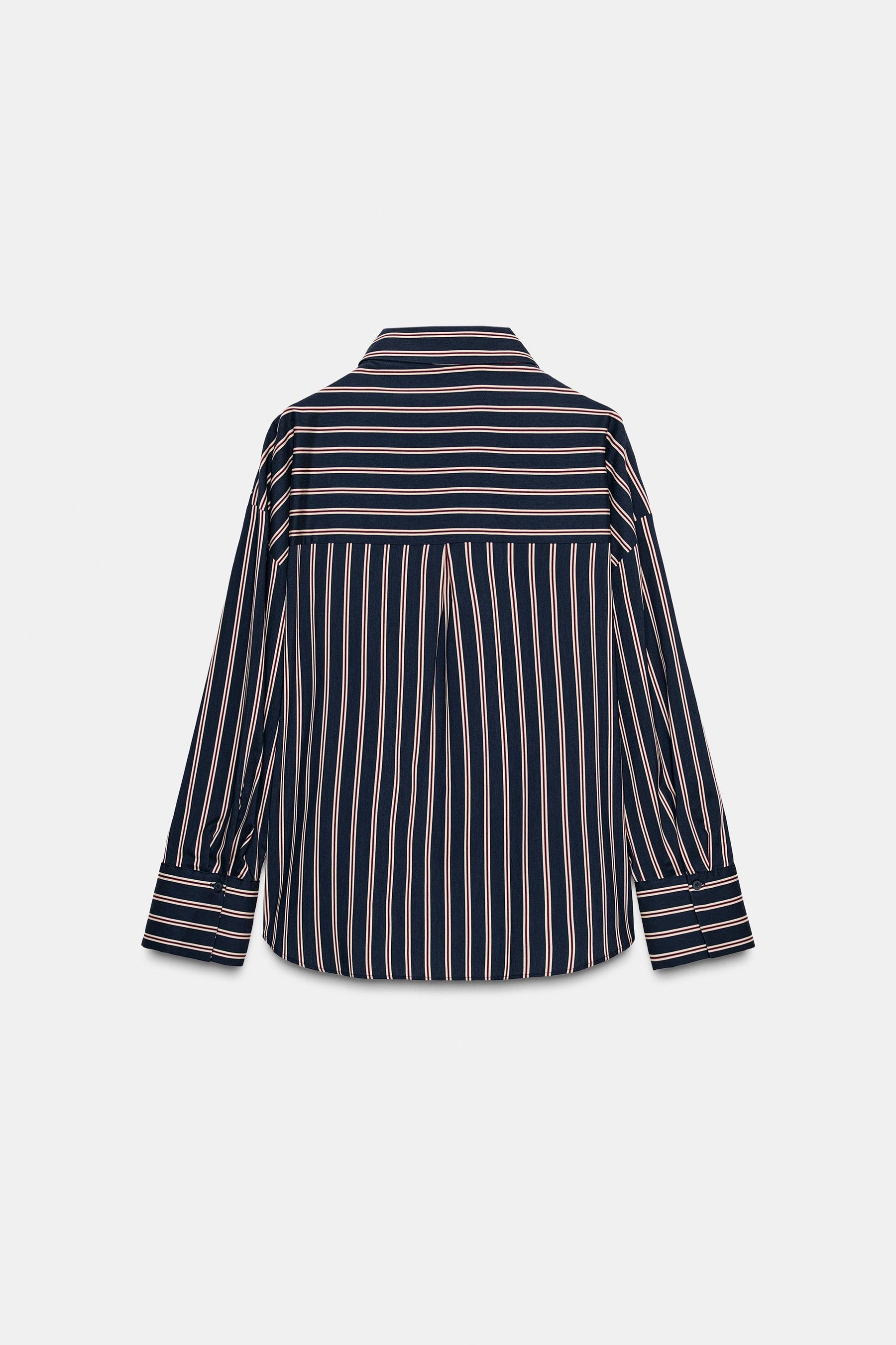 Striped cotton shirt