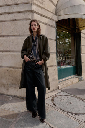 Striped cotton shirt