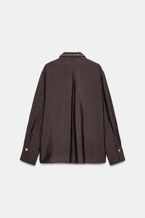 Textured Piped Shirt