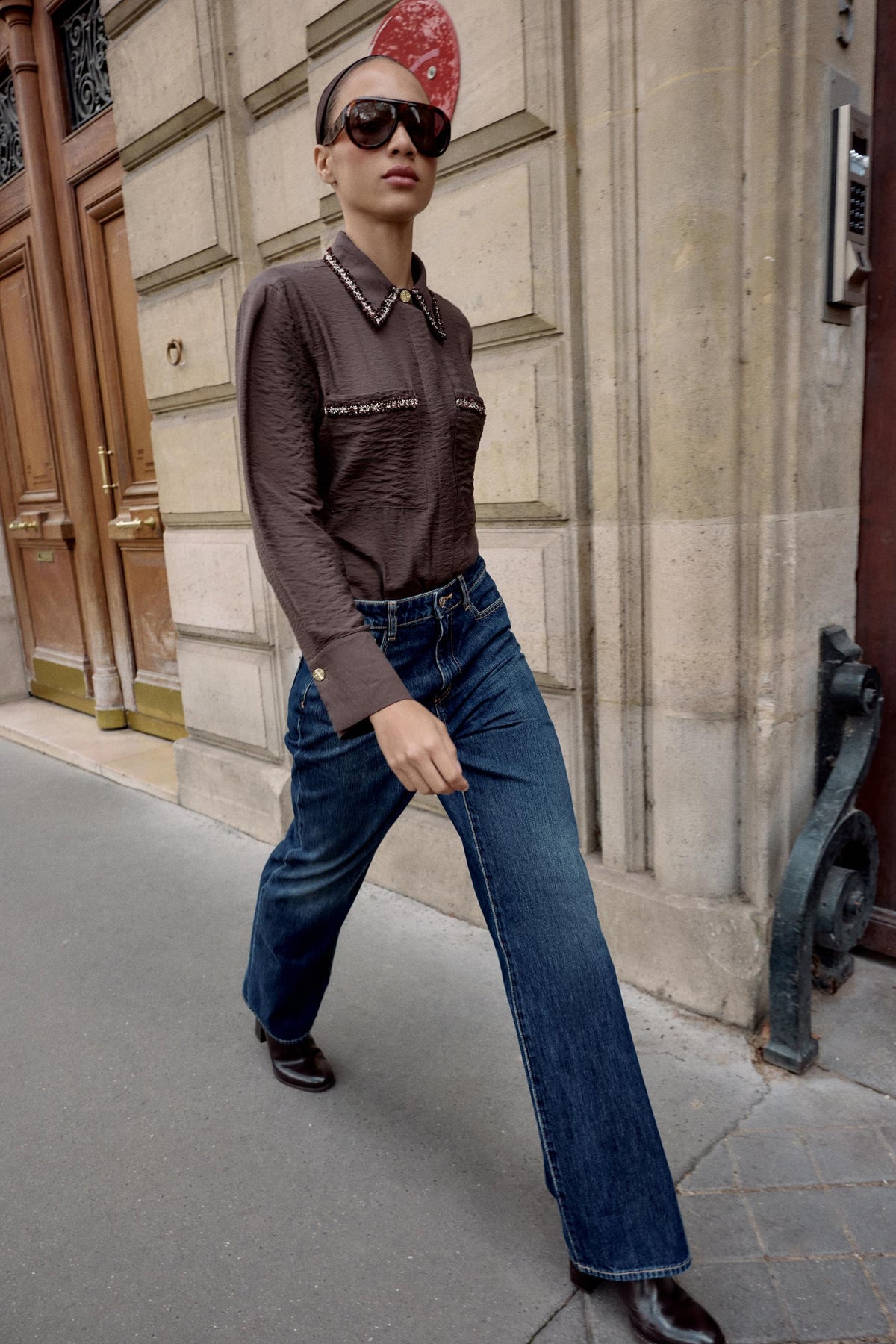 Textured Piped Shirt