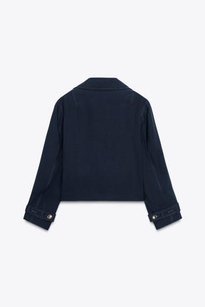 DOUBLE-BREASTED SHORT JACKET - Image 7