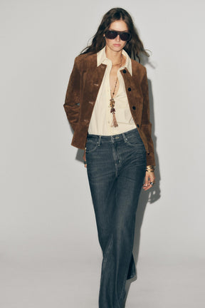 Straight-Fit High-Waist Jeans