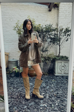 CORDUROY COLLAR JACKET - Image 1