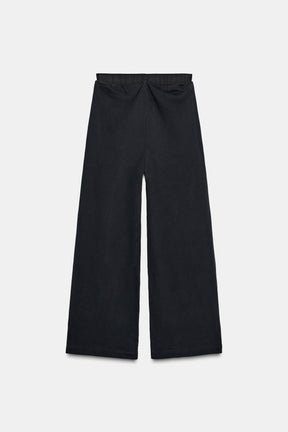 CONTRAST WASHED TROUSERS