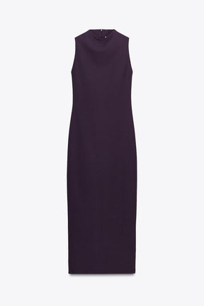 LONG CREPE DRESS - Image 5