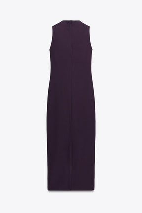 LONG CREPE DRESS - Image 6