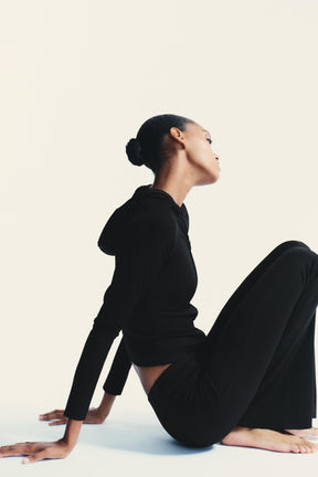 Polyamide Hooded Sweatshirt