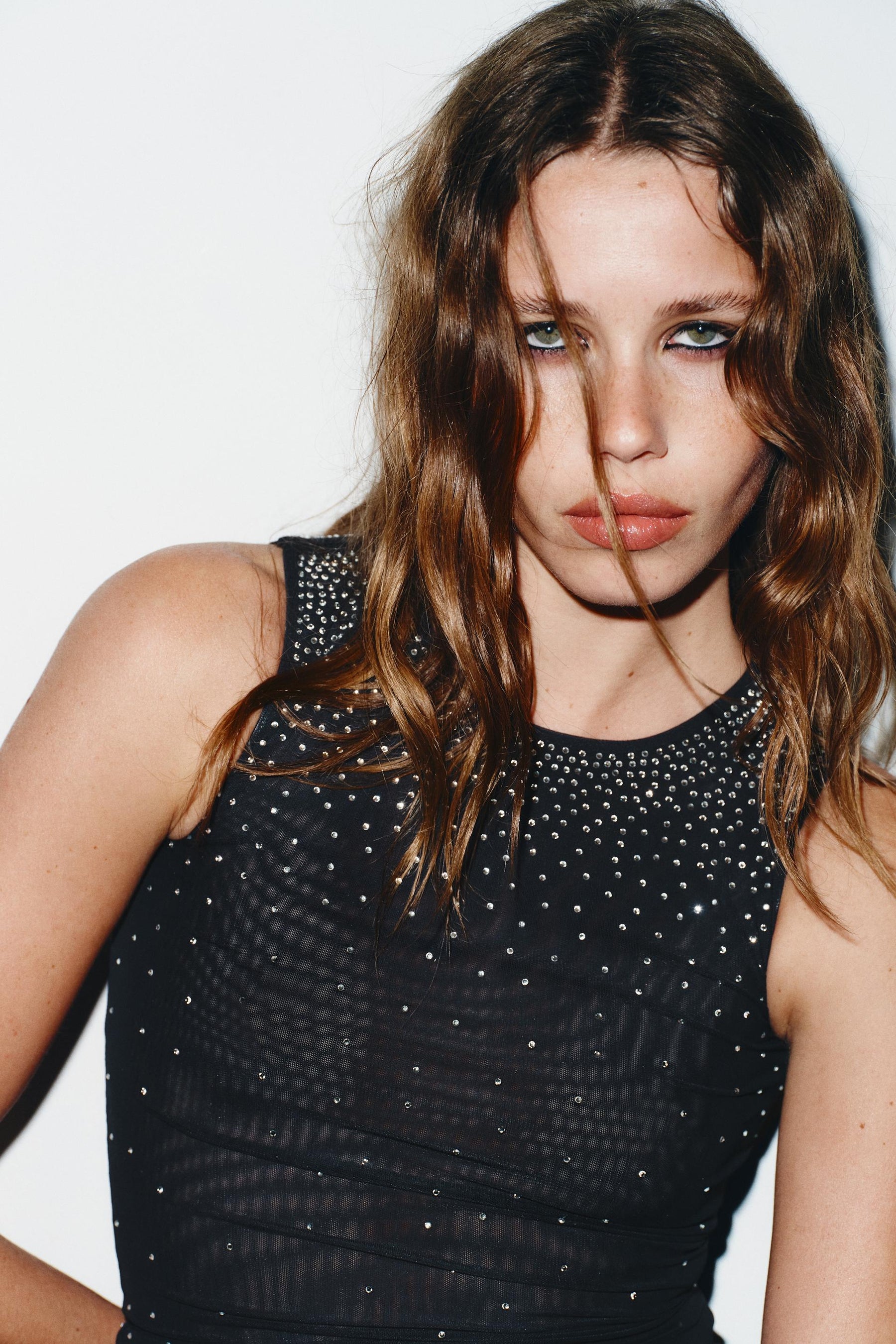 Sparkly Sleeveless Top