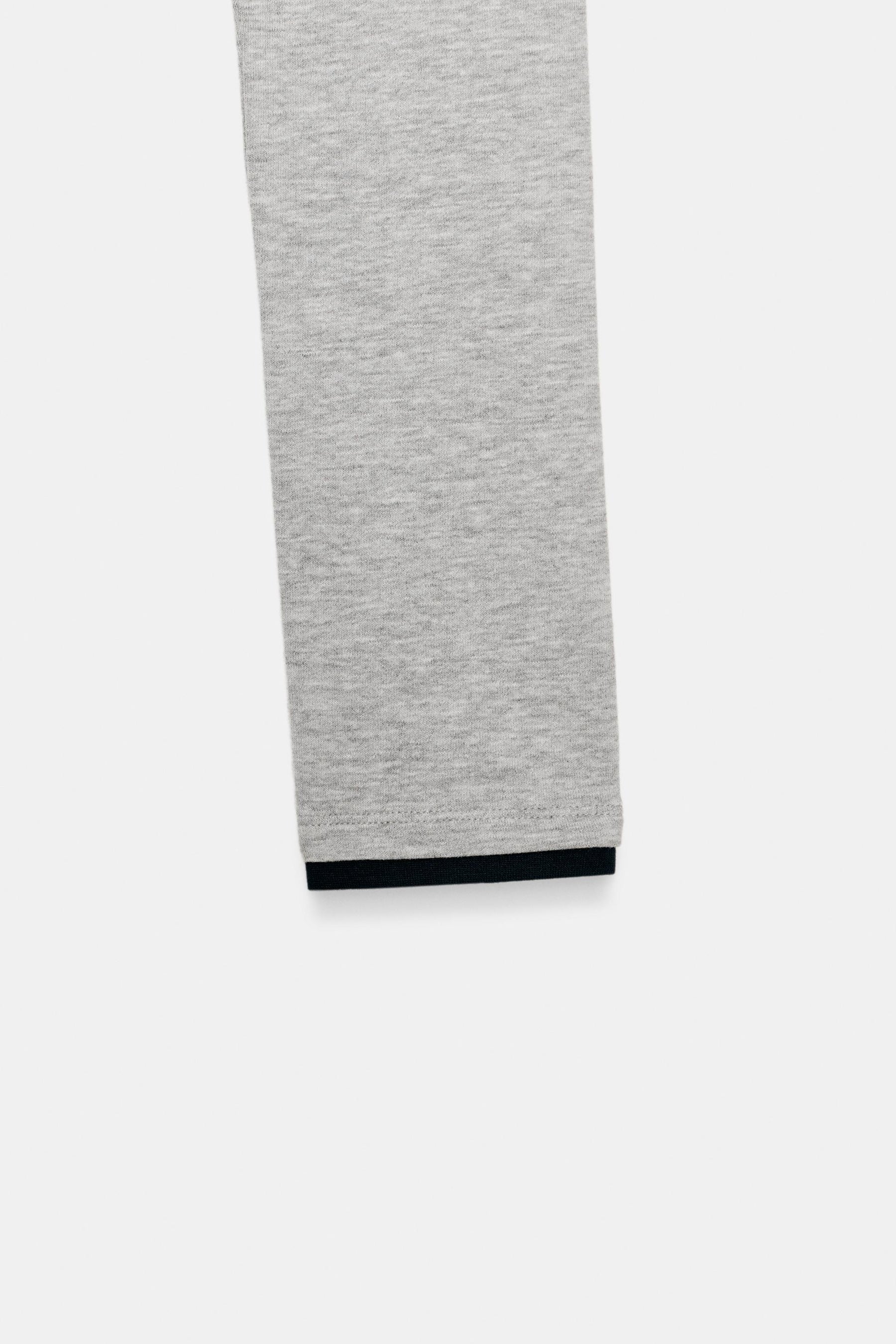 Cropped Mock Layer T-Shirt