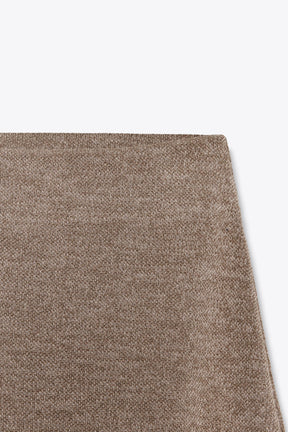 TEXTURED WIDE-LEG TROUSERS