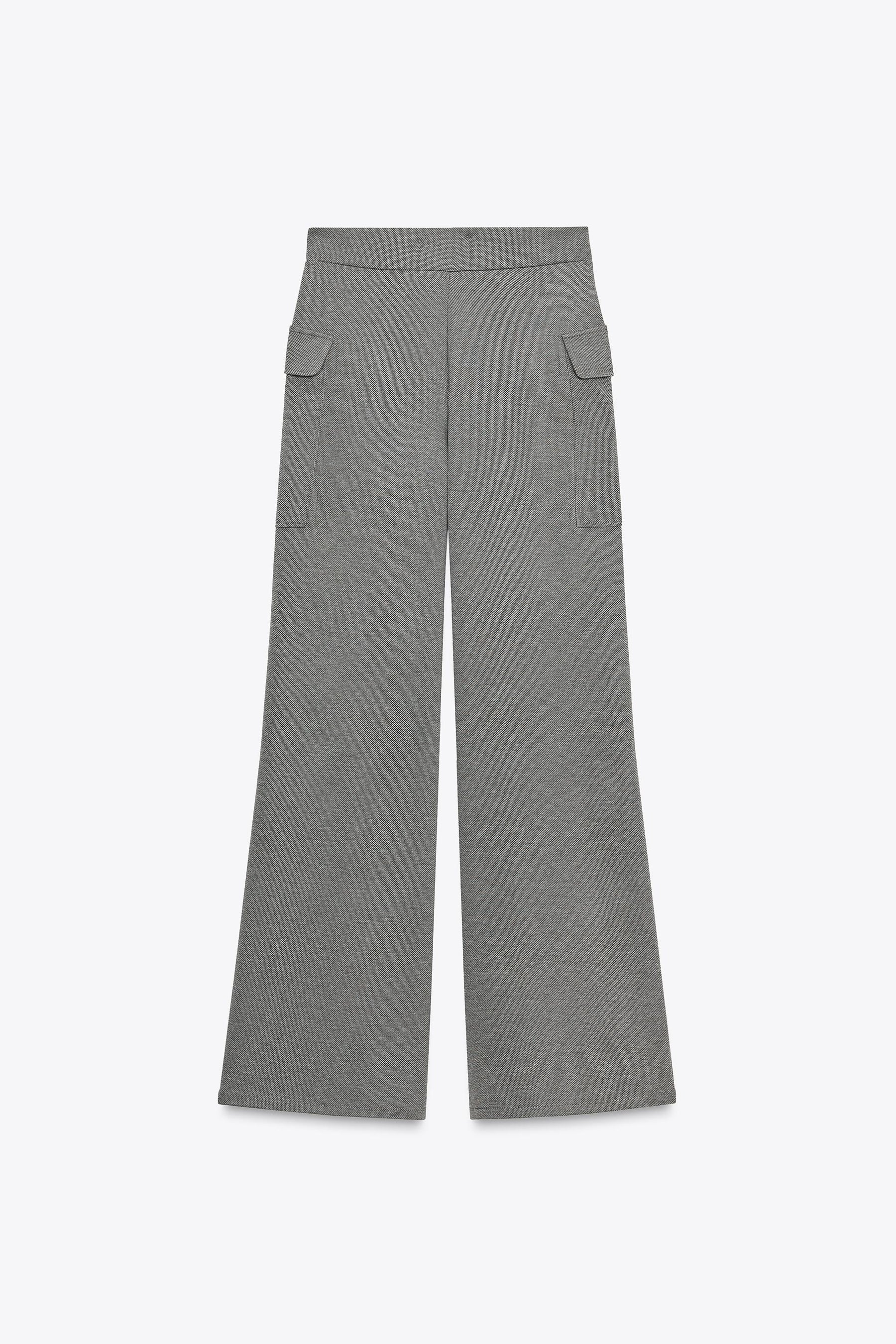 Piqué Trousers with Pockets