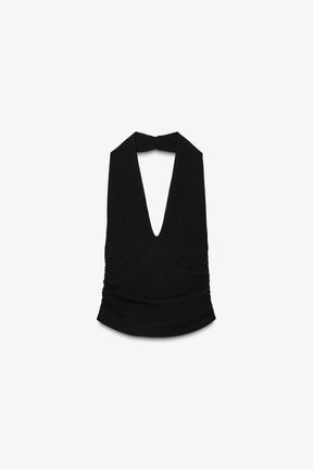 Gathered Halter Top