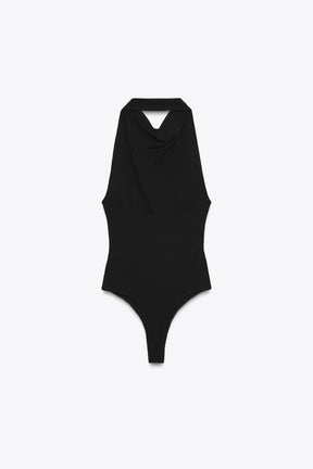 HALTER OPEN-BACK BODYSUIT
