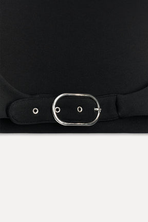 CROPPED BUCKLE ANNIVERSARY TOP