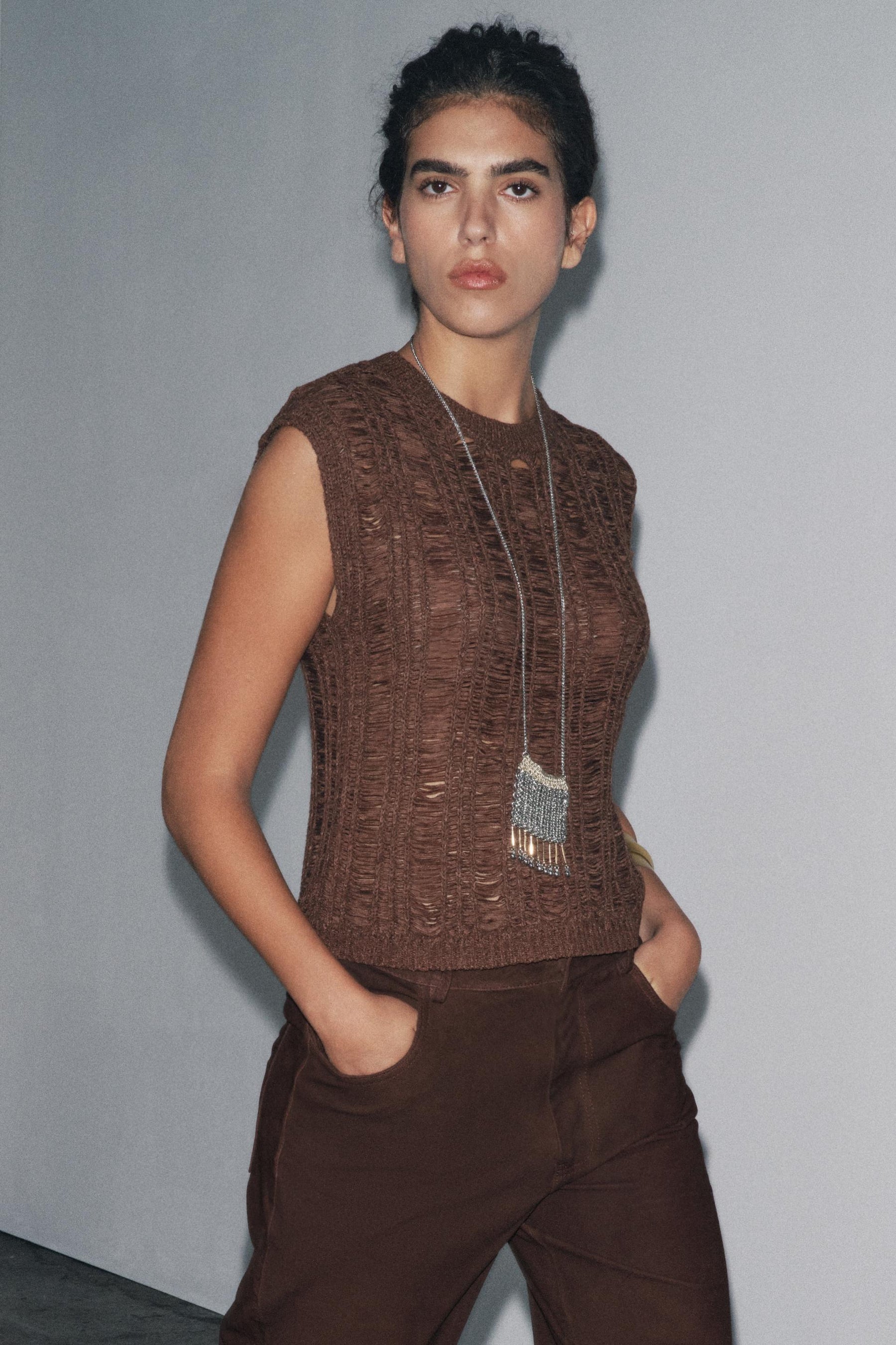 RIBBED KNIT TOP - Image 2