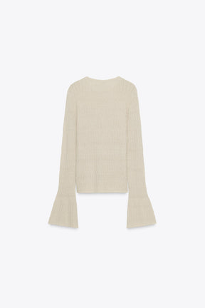 POINTELLE KNIT JUMPER