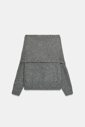 OFF-THE-SHOULDER KNIT JUMPER - Image 6