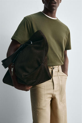 HEAVYWEIGHT RIBBED TRIM T-SHIRT - Image 7