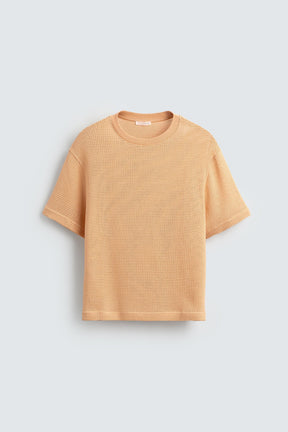 OPEN TEXTURED T-SHIRT - Image 7