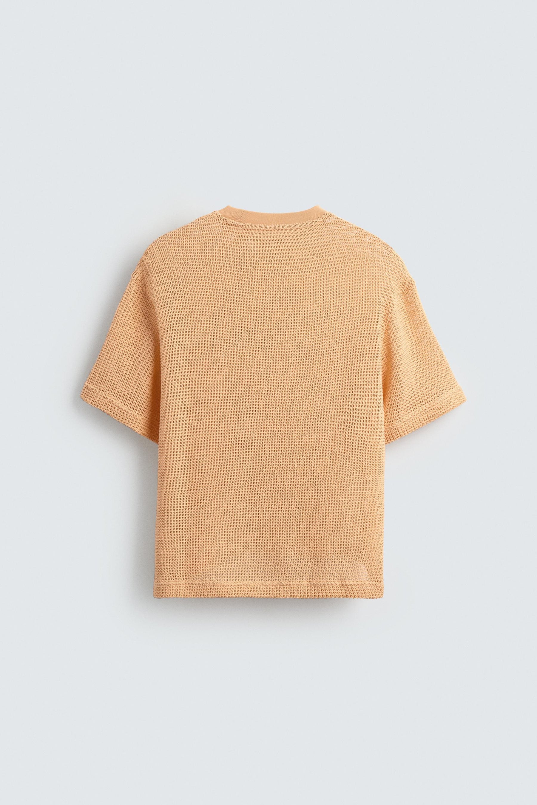 OPEN TEXTURED T-SHIRT - Image 8