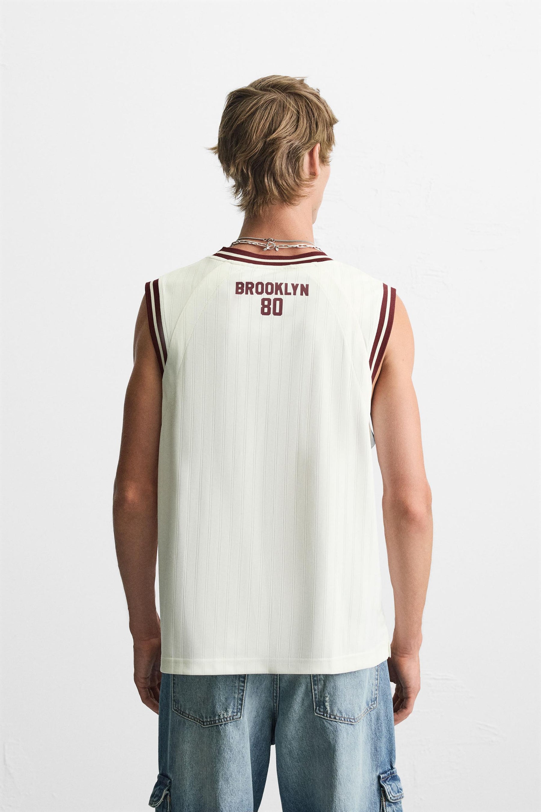 CONTRAST VARSITY TANK TOP - Image 3