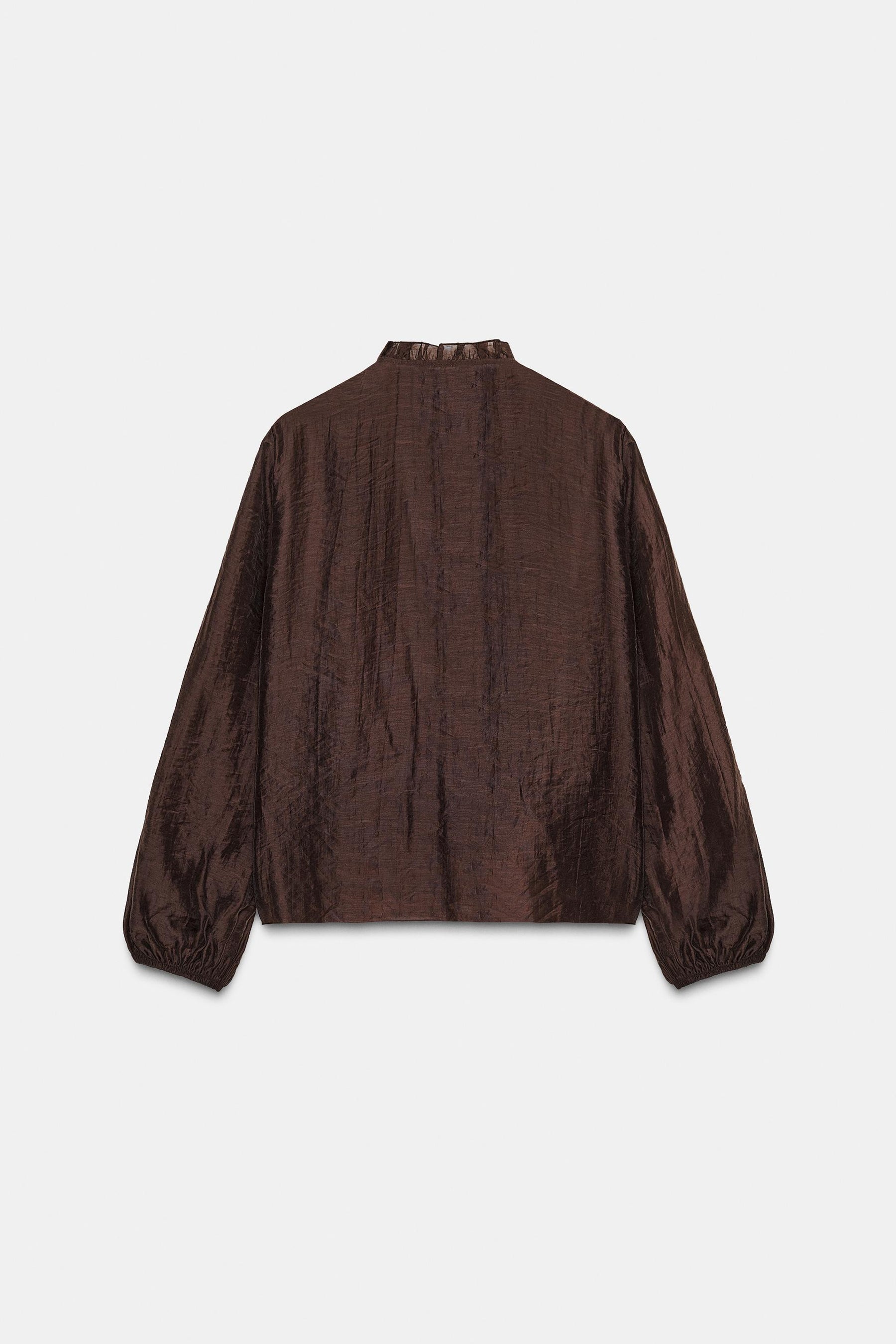 Ruffled Fashion Blouse