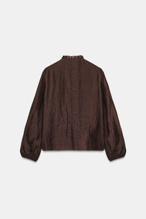 Ruffled Fashion Blouse