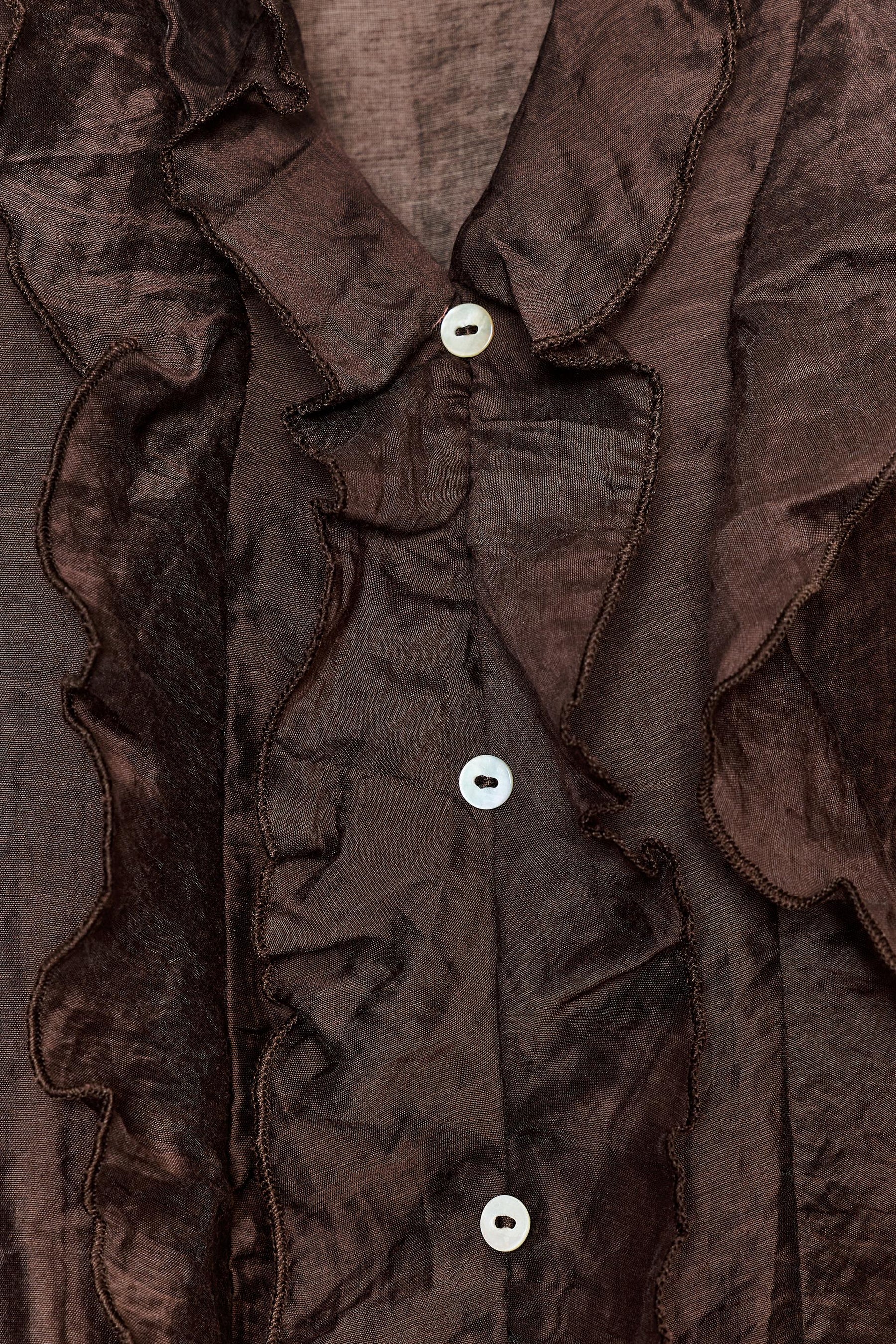 Ruffled Fashion Blouse