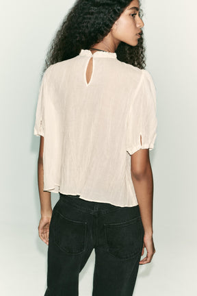 Rustic Insert Blouse