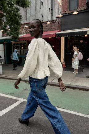 Romantic Entredeux Blouse