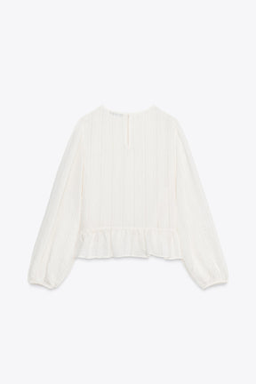 Romantic Entredeux Blouse