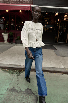 Romantic Entredeux Blouse