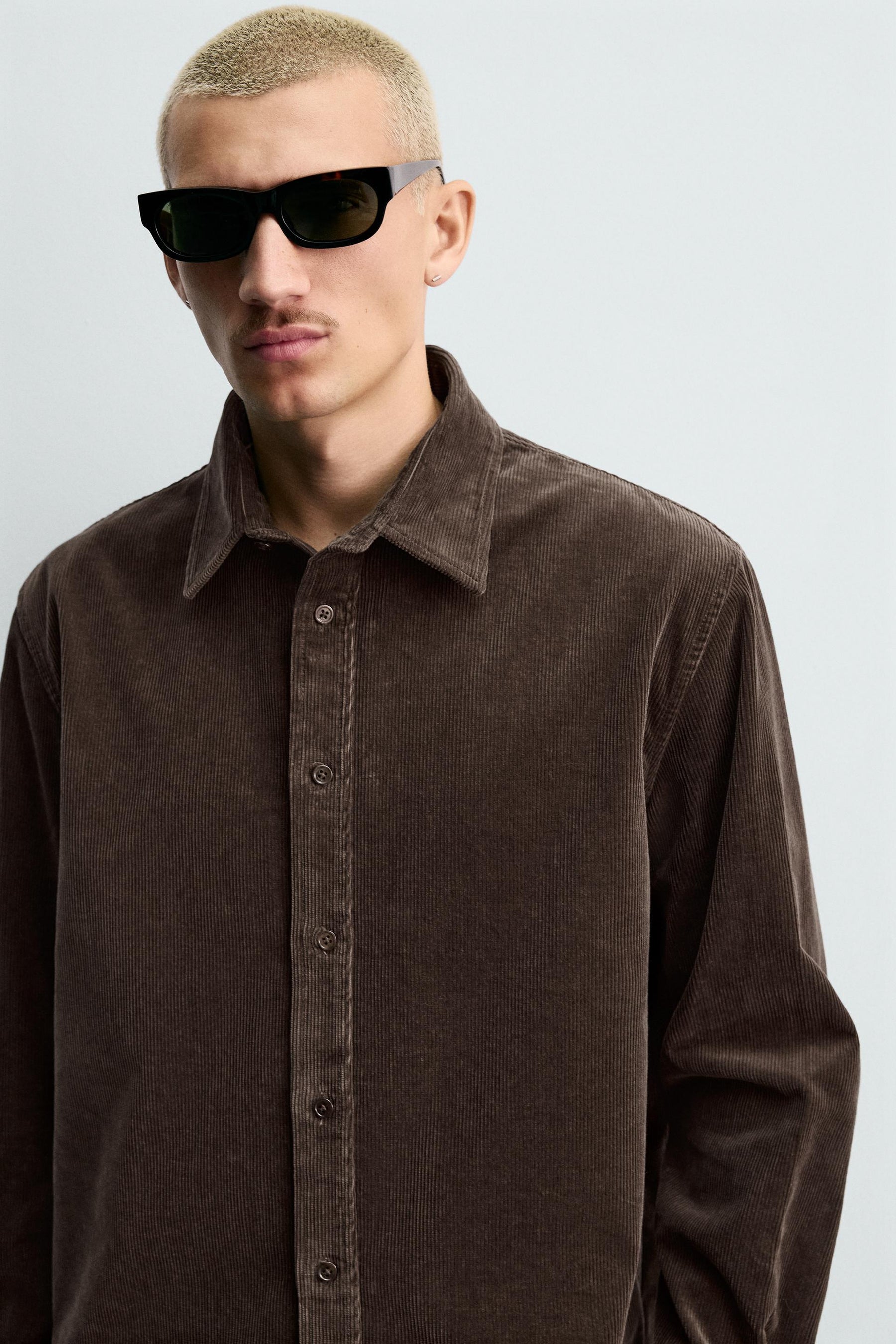 RELAXED FIT CORDUROY SHIRT - Image 4