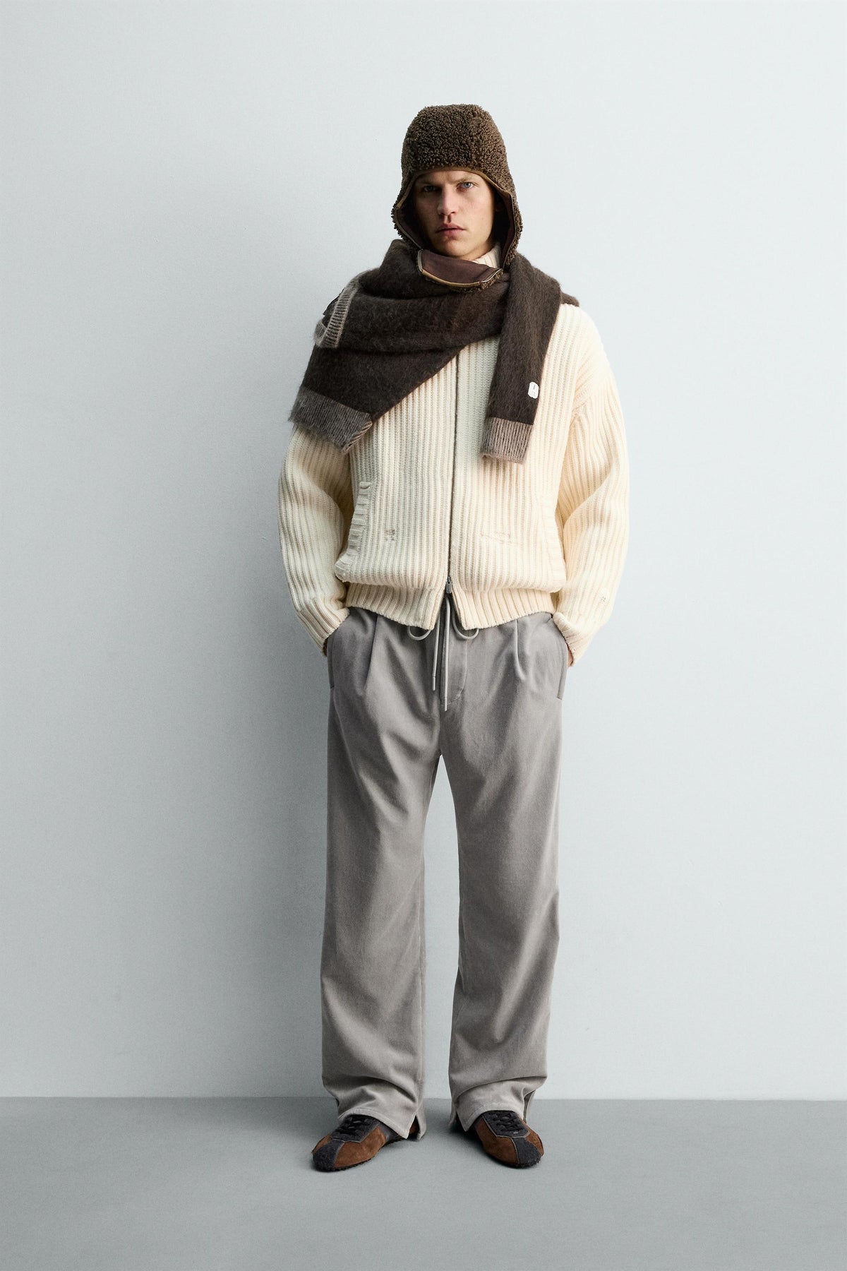 VELVET TROUSERS WITH TAPING X SR_A - Image 1