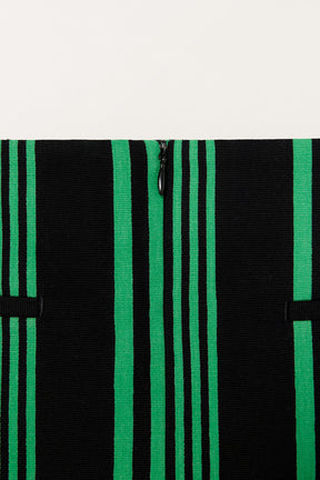 Striped Straight Skirt