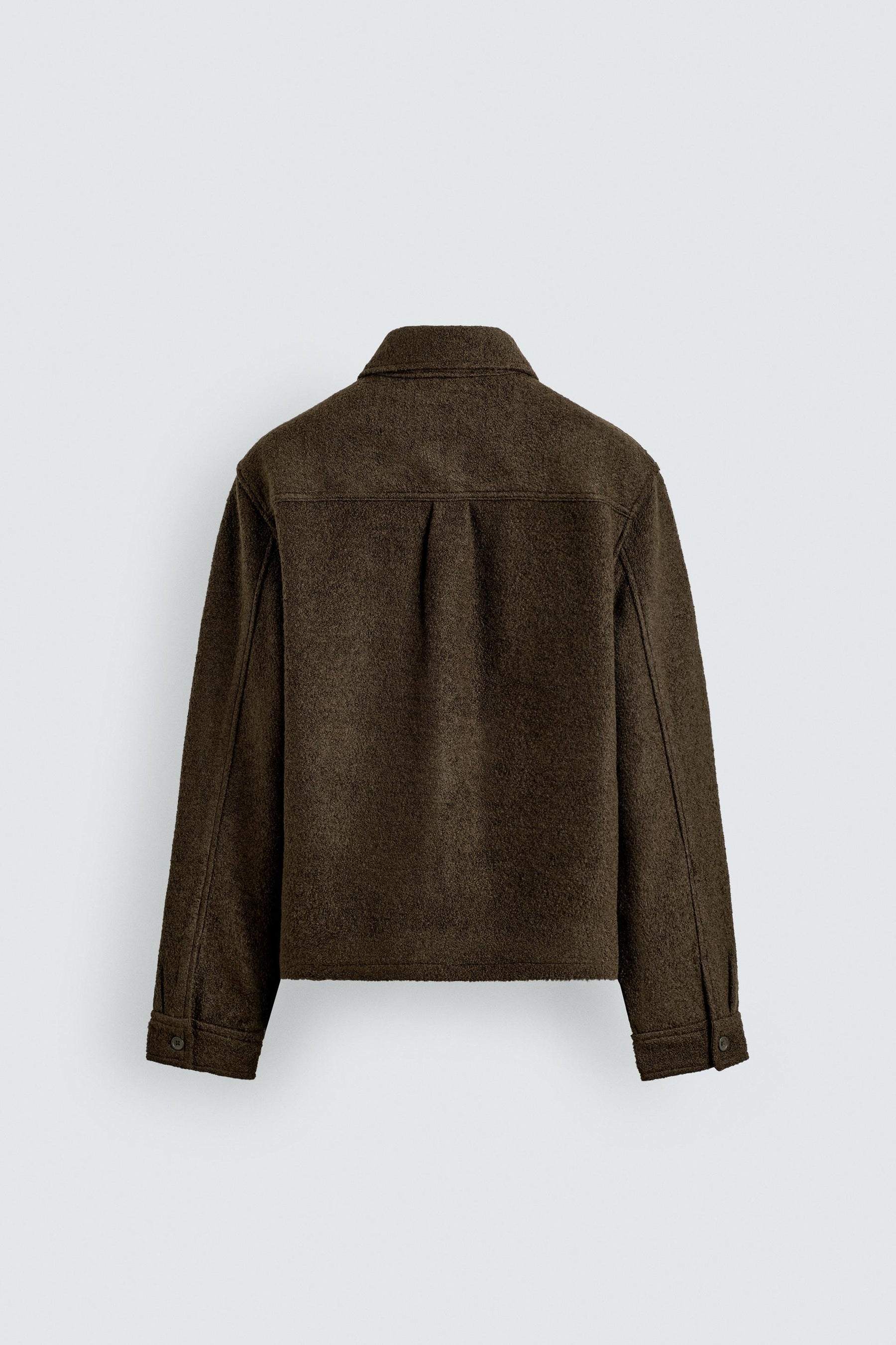 Textured Wool Overshirt