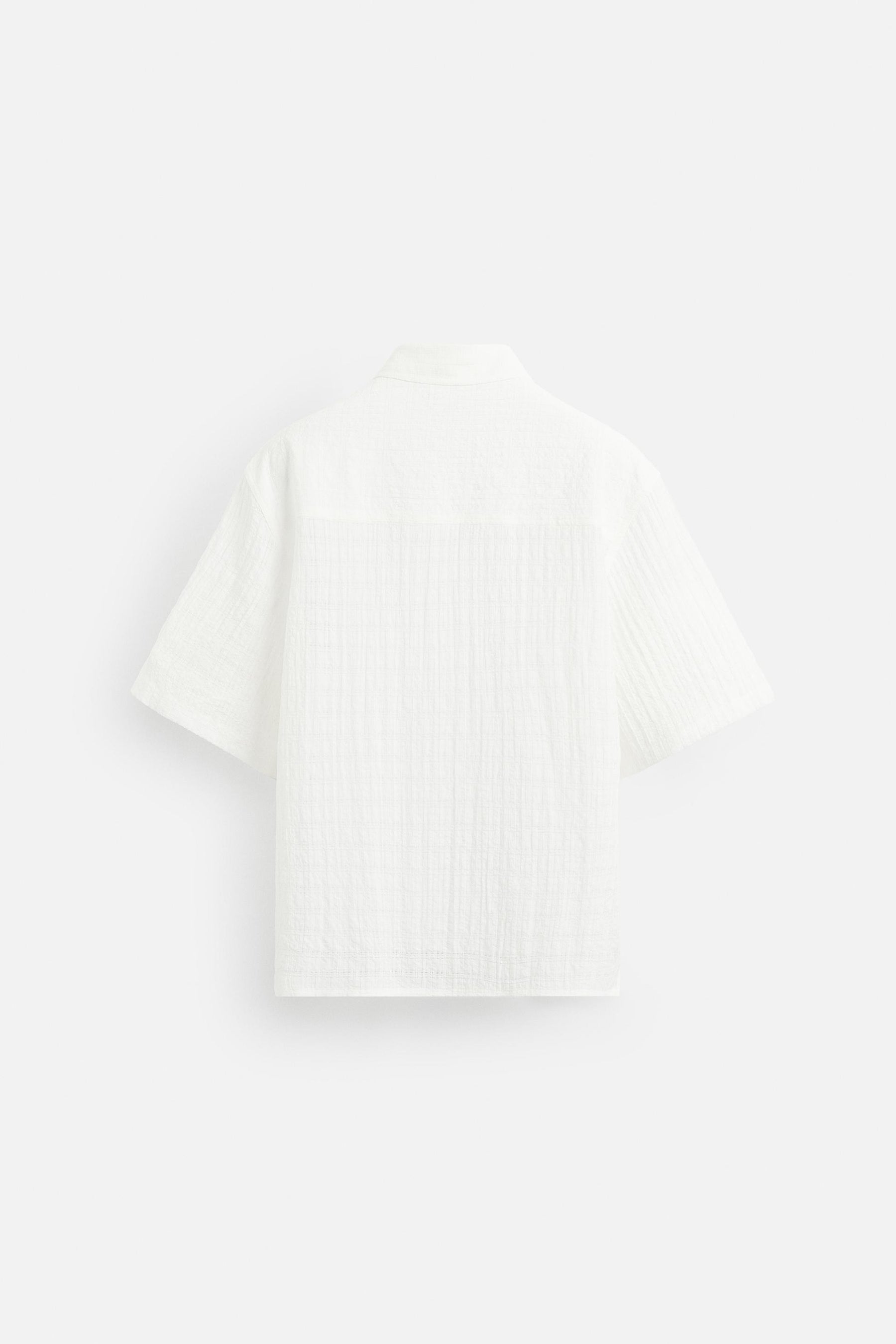TEXTURED CHECK SHIRT - Image 6