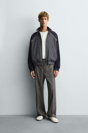 CONTRAST COLOUR BLOCK JACKET - Image 1